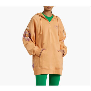 adidas Peach Hoodie with Graphic Details